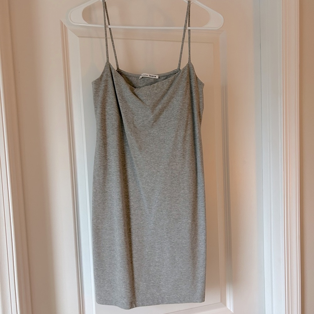 Reformation Grey Mini Dress